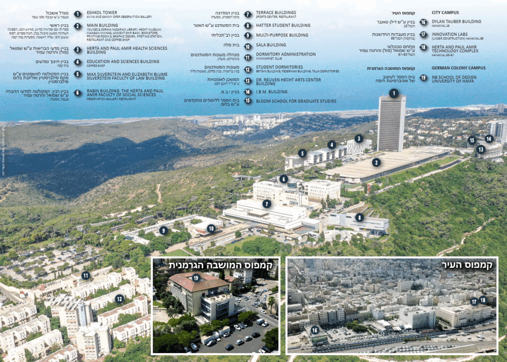 מפת האוניברסיטה